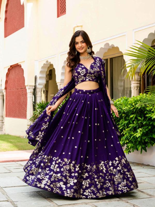 Midnight Blue Bulk lehenga choli suppliers in Chhattisgarh